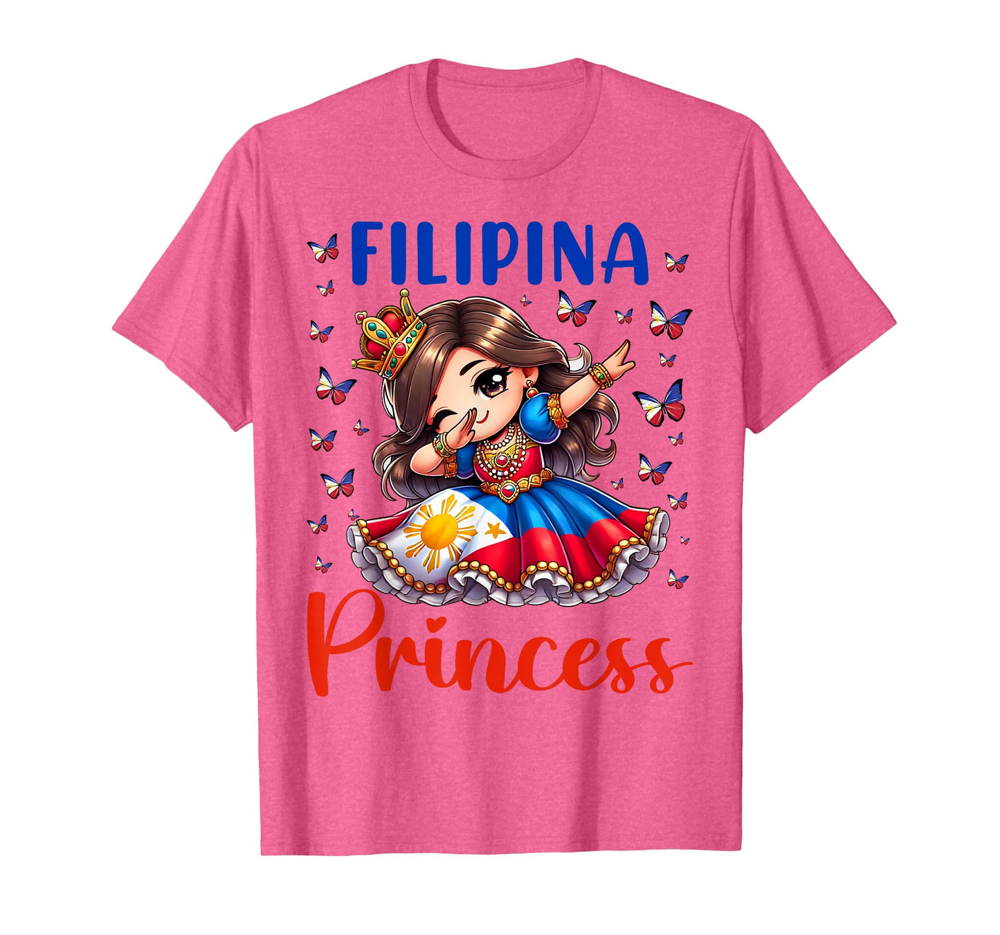 Filipina Princess Dabbing for girls & kids T-Shirt