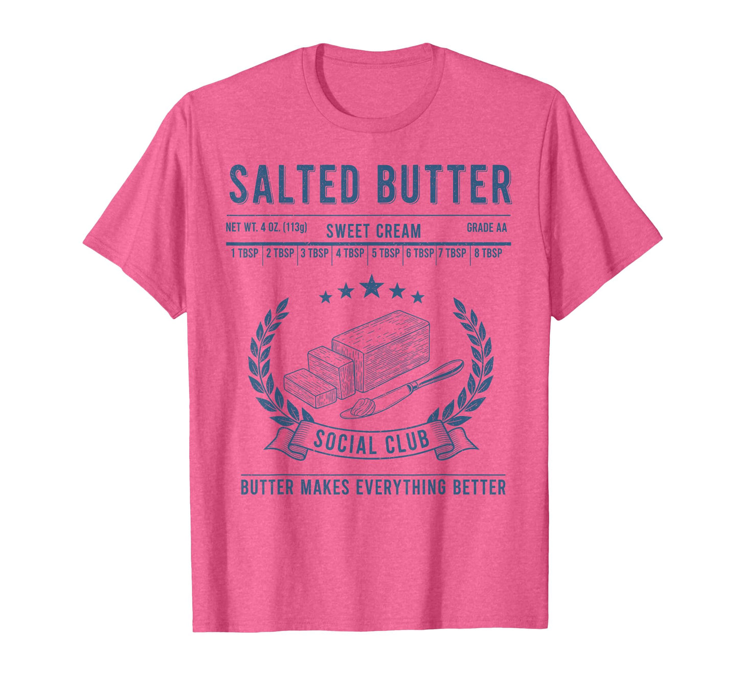 Vintage Salted Butter Social Club Butter Lover Sweet Cream T-Shirt