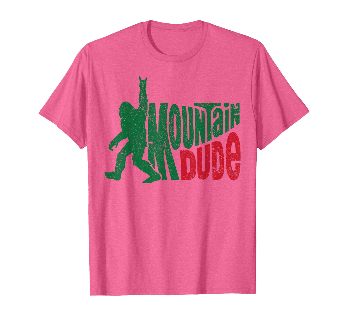 Mountain Dude Funny Bigfoot Sasquatch Rock On Hiking T-Shirt