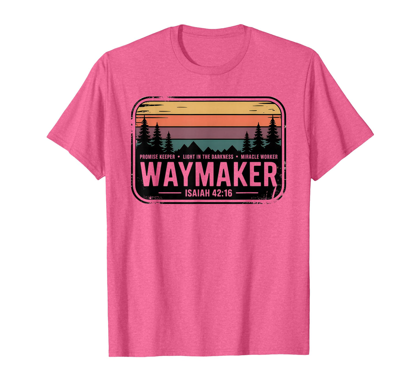 Waymaker Tshirt Promise Keeper Miracle Worker God Christian T-Shirt