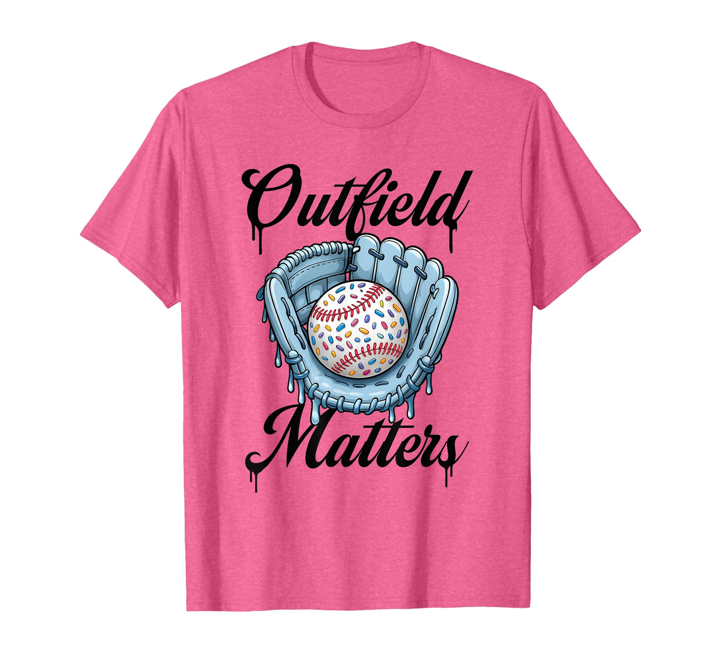 Baseball Outfield Matters Funny Baseball Player Outfielders T-Shirt