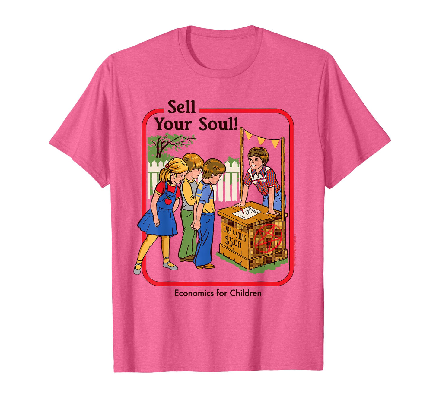Sell Your Soul Sarcastic Retro Vintage Funny Adult Humor T-Shirt