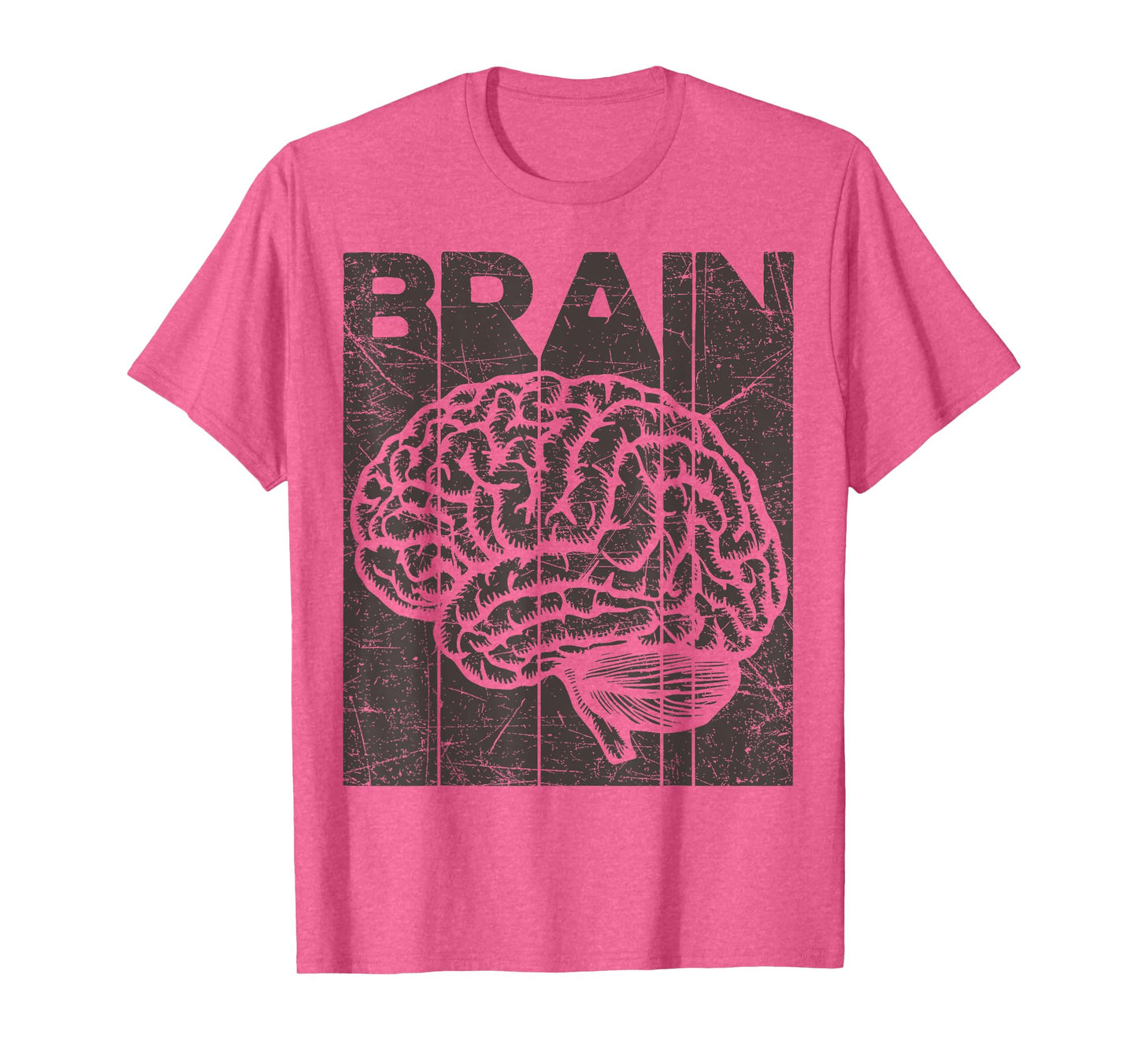 Brain Vintage Neurologist Retro Brain Section Neurology T-Shirt