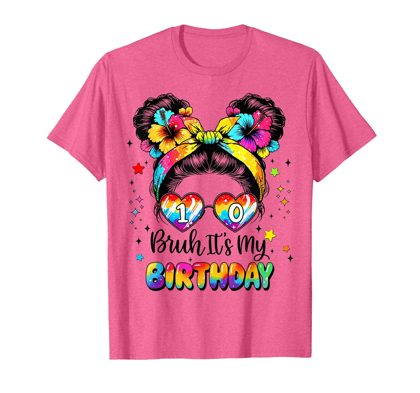 Bruh It's My 10th Birthday 10 Year Old Girl Bday Daughter T-Shirt