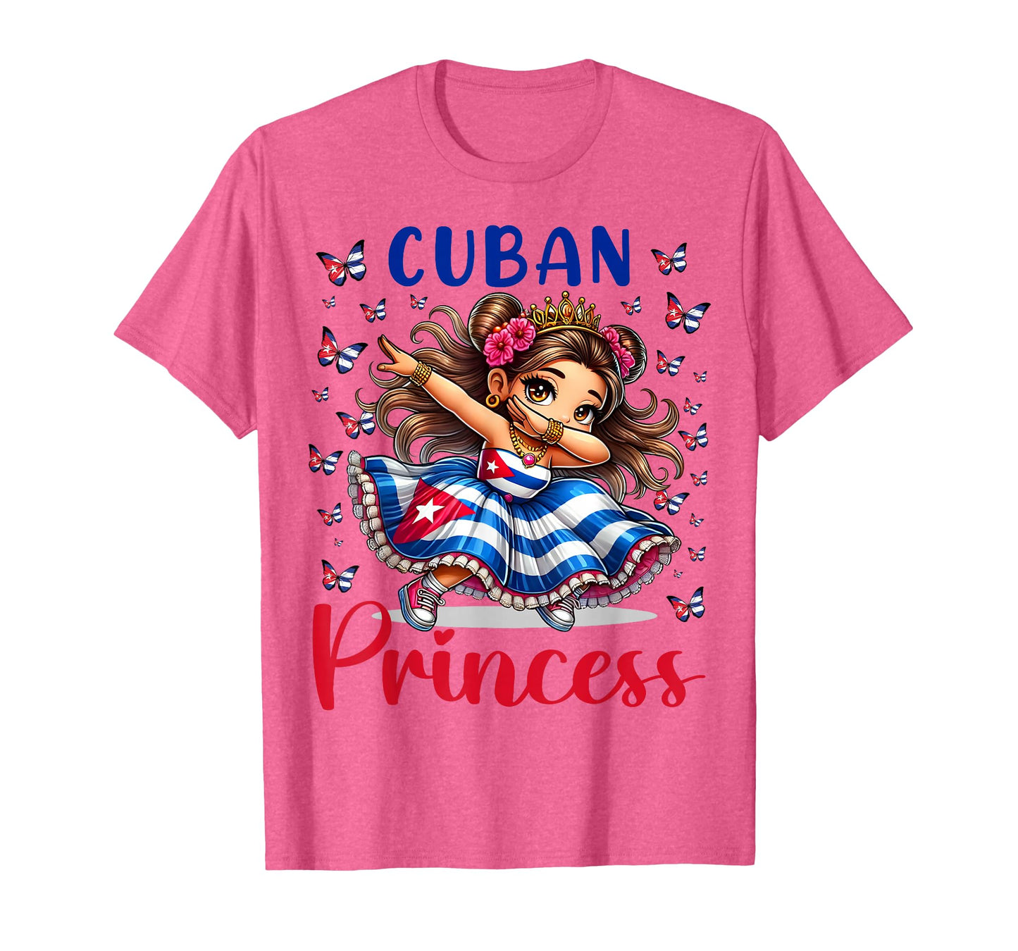 Cuban Princess Dabbing for girls & kids T-Shirt