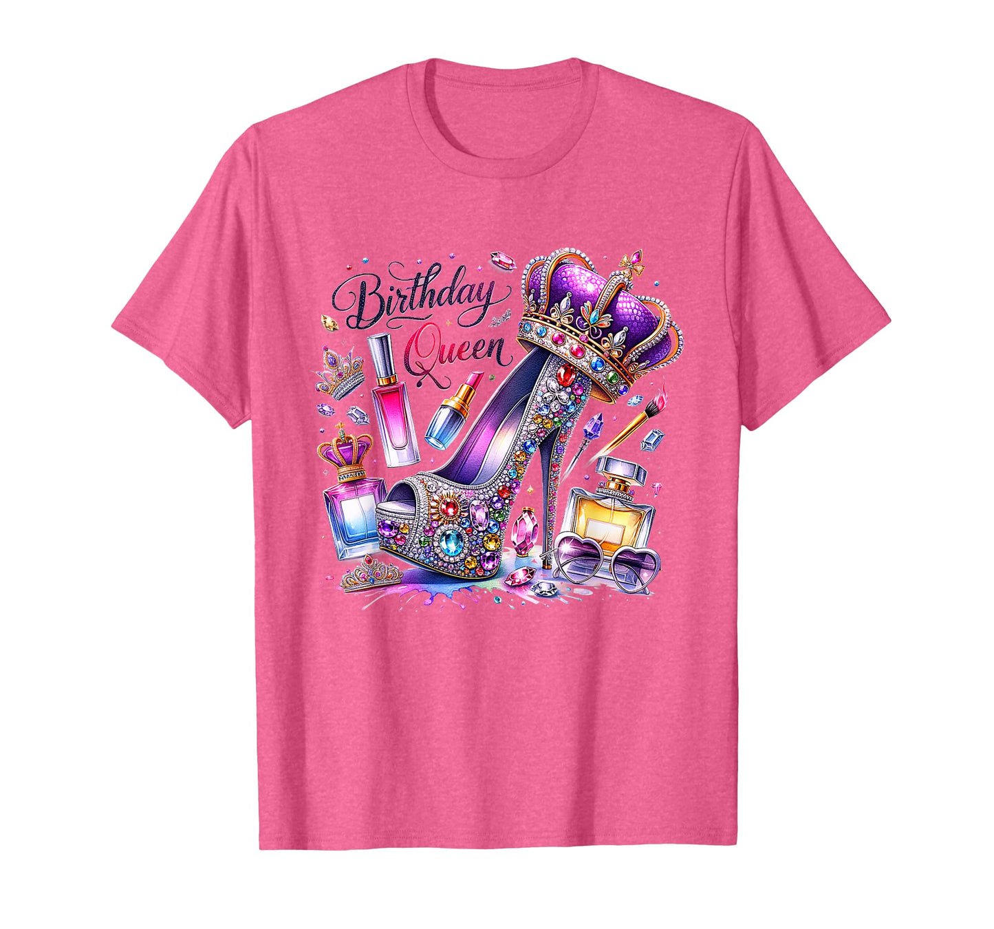 Birthday Queen Happy Birthday Party Girls Women T-Shirt