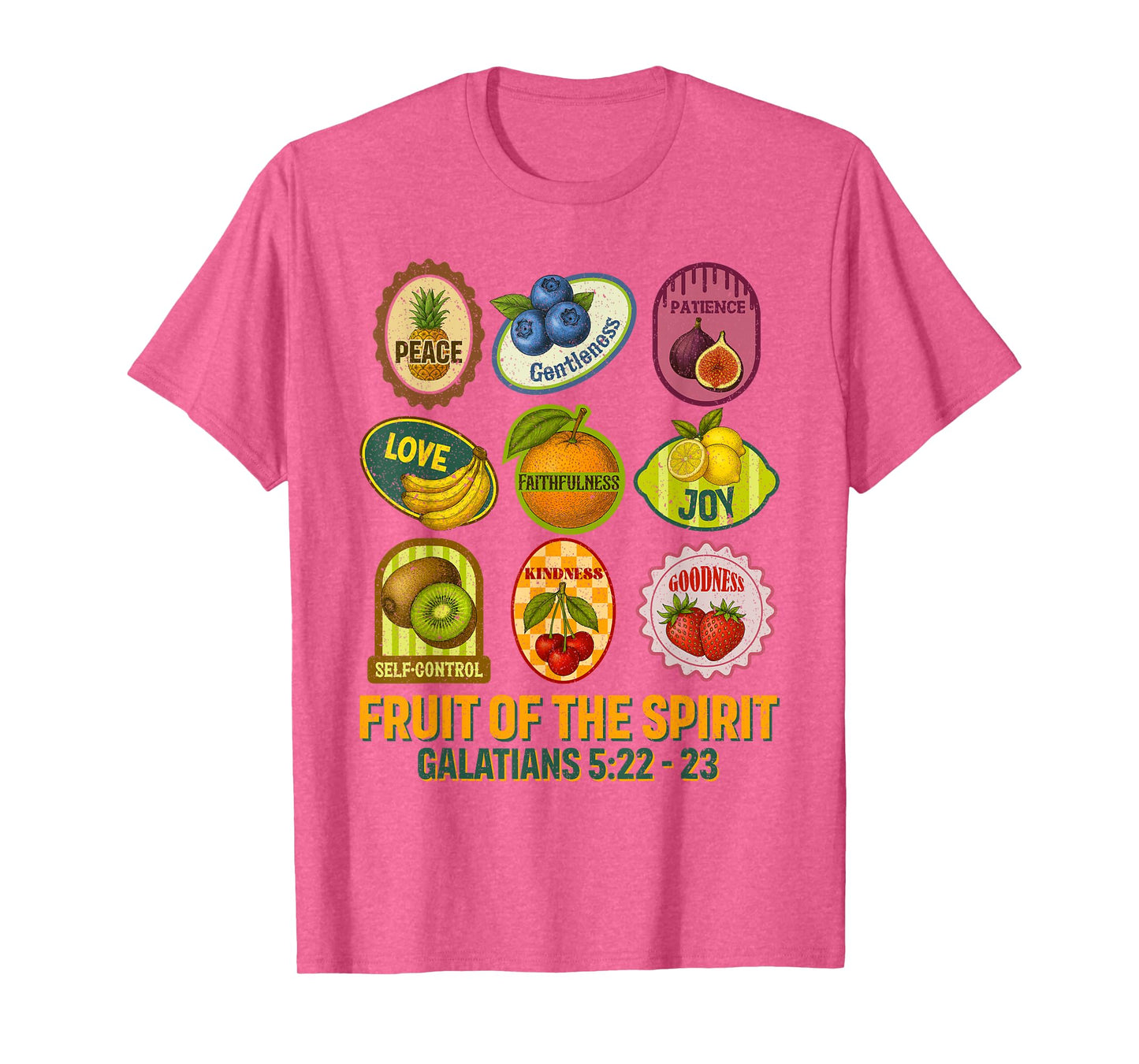 Fruit of The Spirit Christian Faith Jesus God Lover Bible T-Shirt