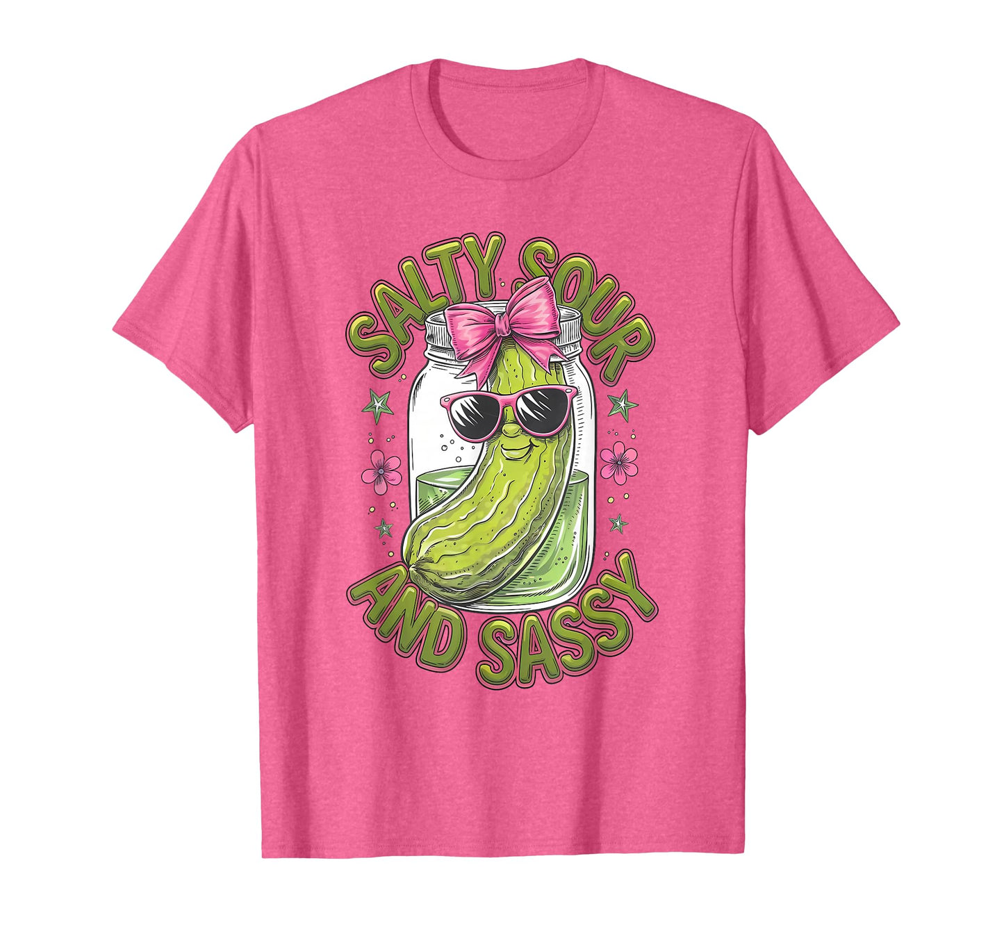 Canned Pickle Coquette Bows With Cute Pickle Jar Girl Women T-Shirt