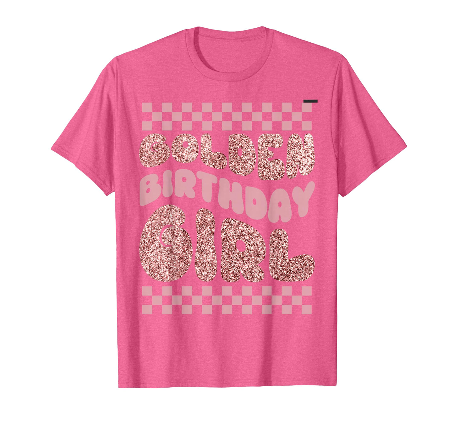 Golden Birthday Girl Bday Toddlers Birthday Party Decoration T-Shirt