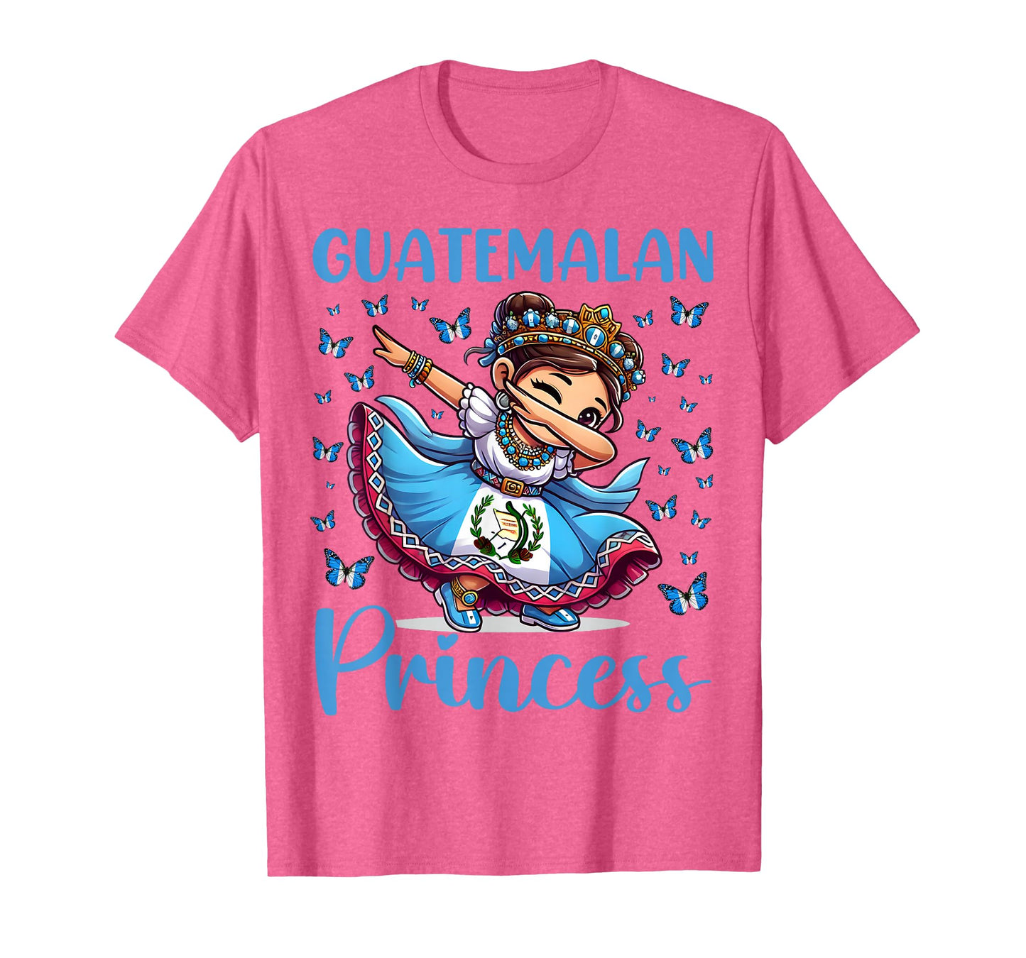 Guatemalan Princess Dabbing for girls & kids T-Shirt