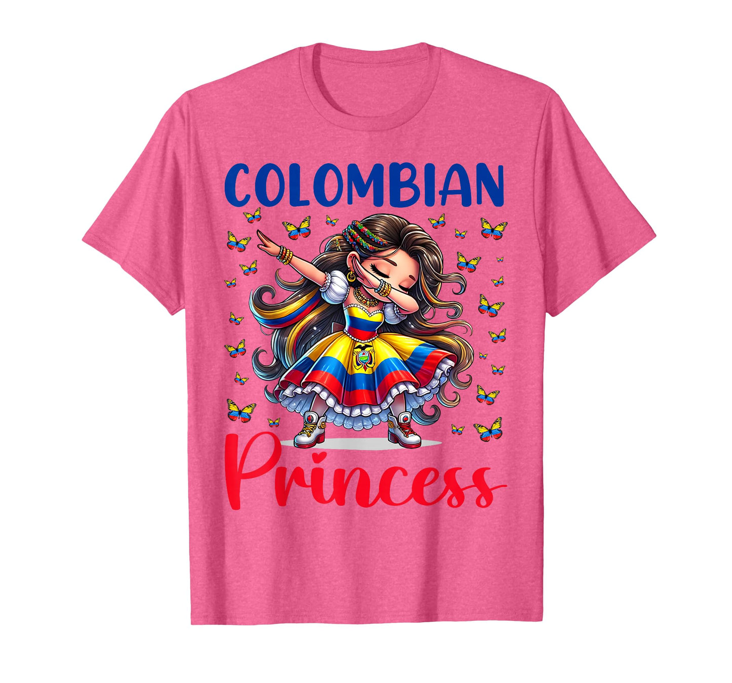 Colombian Princess Dabbing for girls & kids T-Shirt