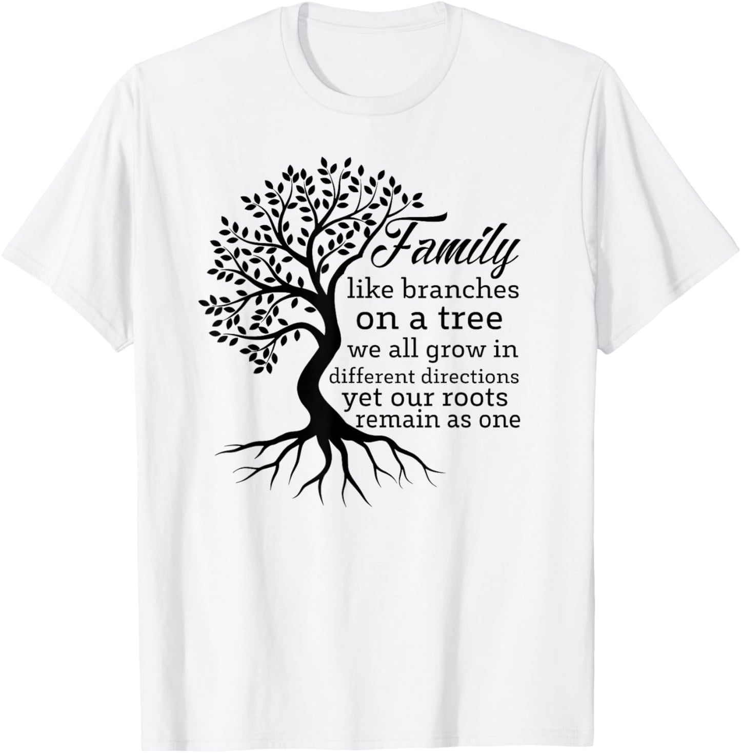 Family Tree Funny Family Reunion 2025 T-Shirt - T-Shirt | White