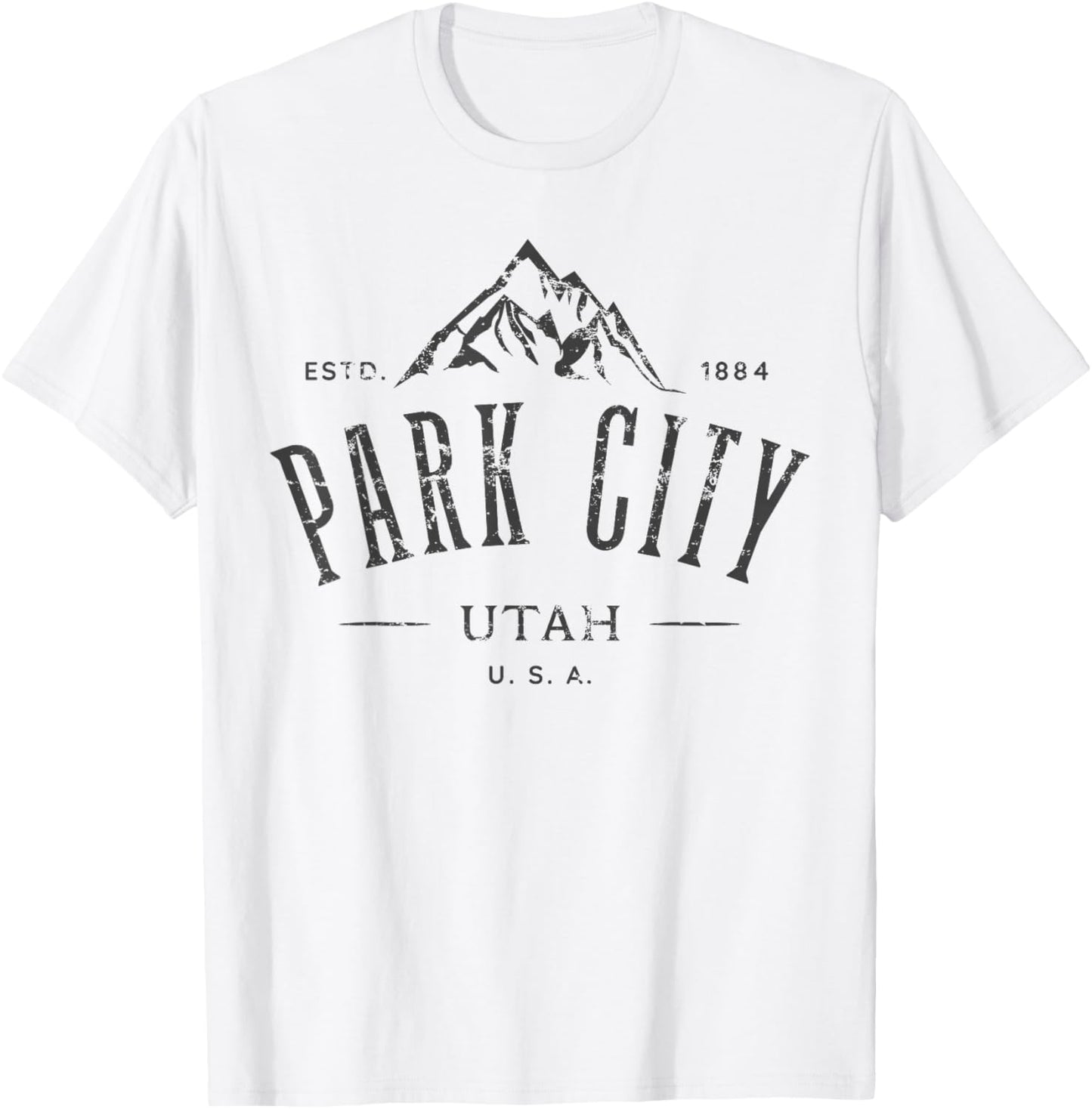 Park City Utah Awesome Mountain Design Souvenir T-Shirt - T-Shirt | White