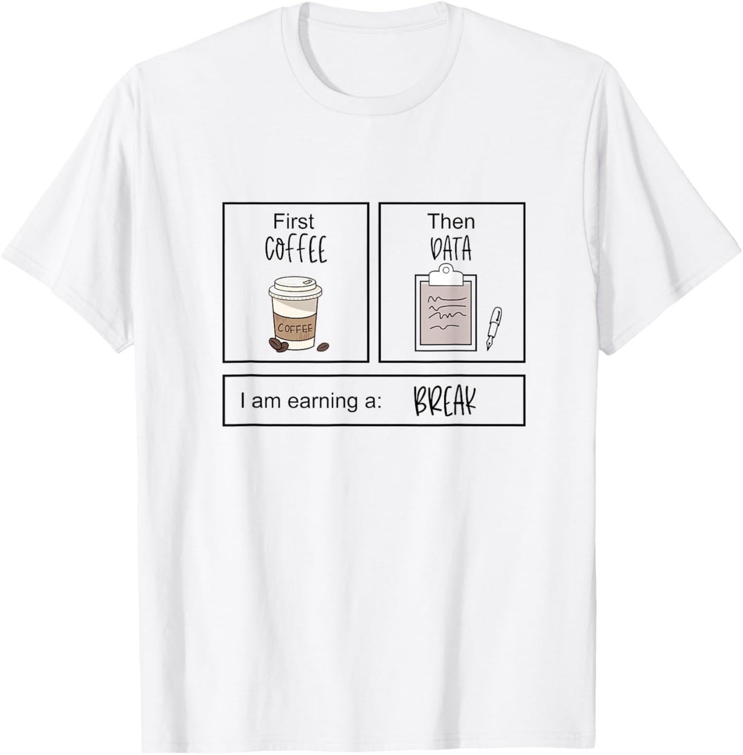 First Coffee Then IEP Teacher SPED Teacher Coffee Lover Gift Small T-Shirt - T-Shirt | White