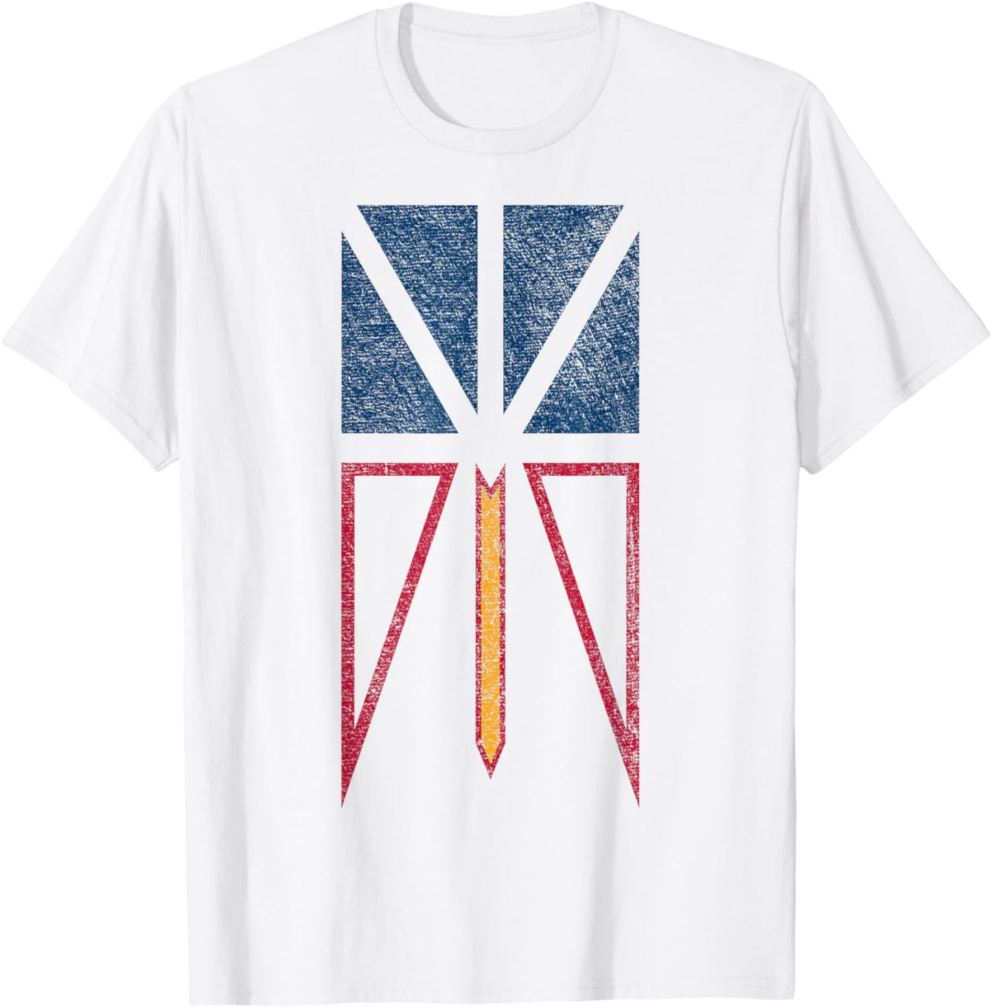 Newfoundland Labrador Flag Province Canada T-Shirt - T-Shirt | White
