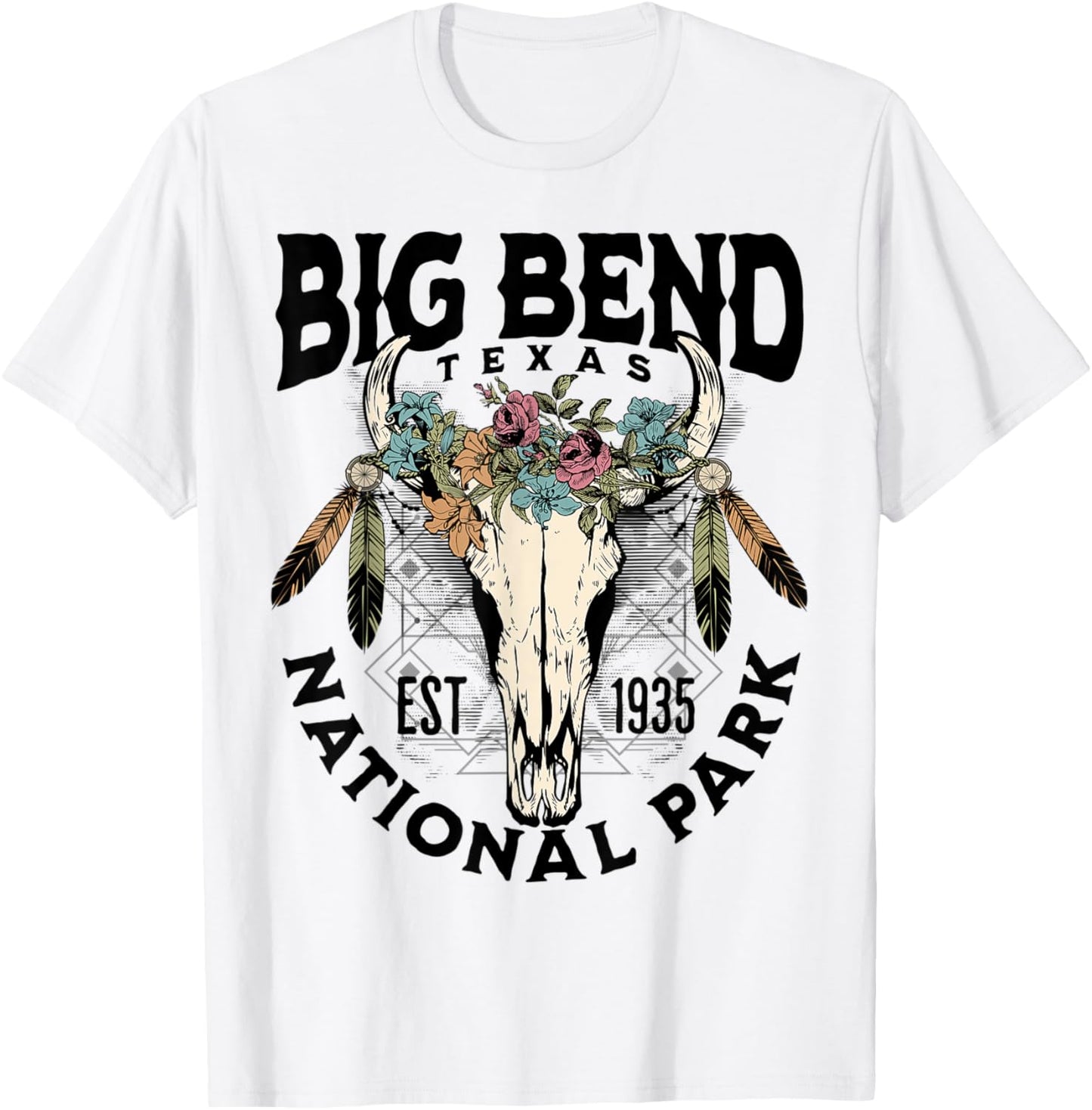 Big Bend National Park Texas Nature Outdoors T-Shirt - T-Shirt | White