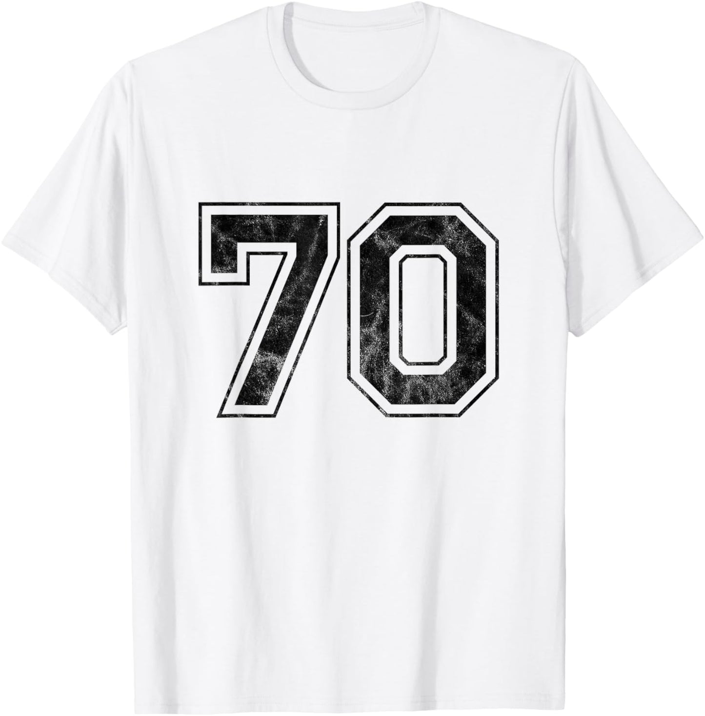 Number 70 T-Shirt - T-Shirt | White