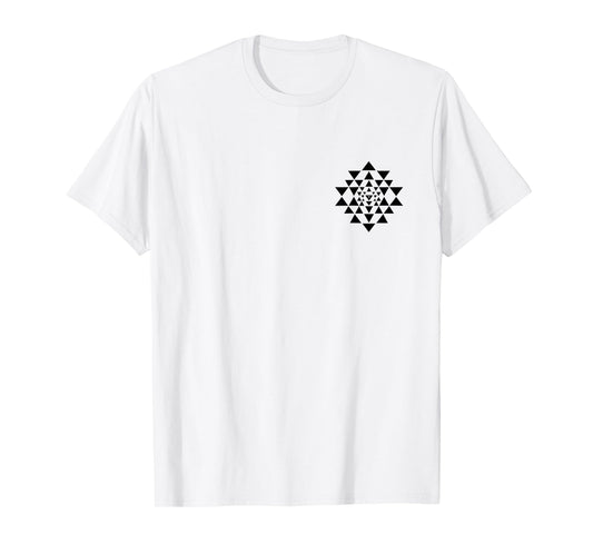 Shri Yantra Buddhism Meditation Sacred Geometry Zen Chakra T-Shirt