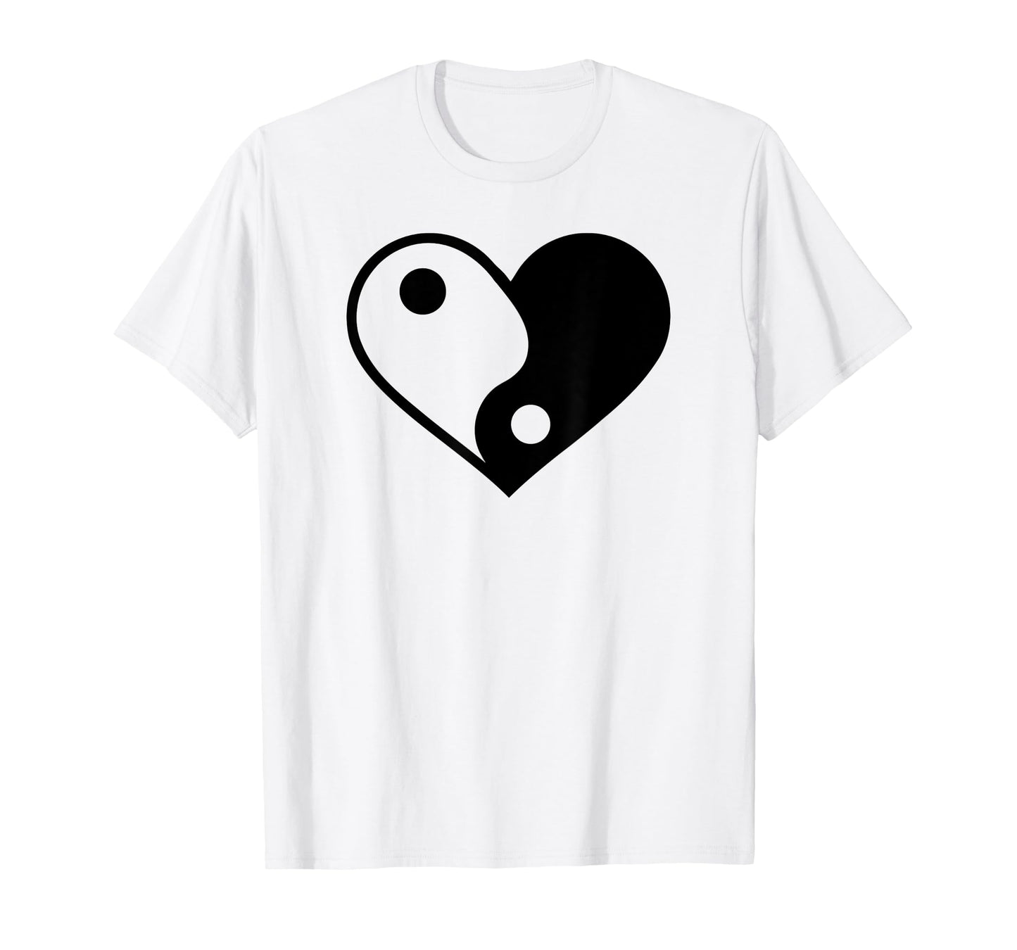 Yin yang heart T-Shirt