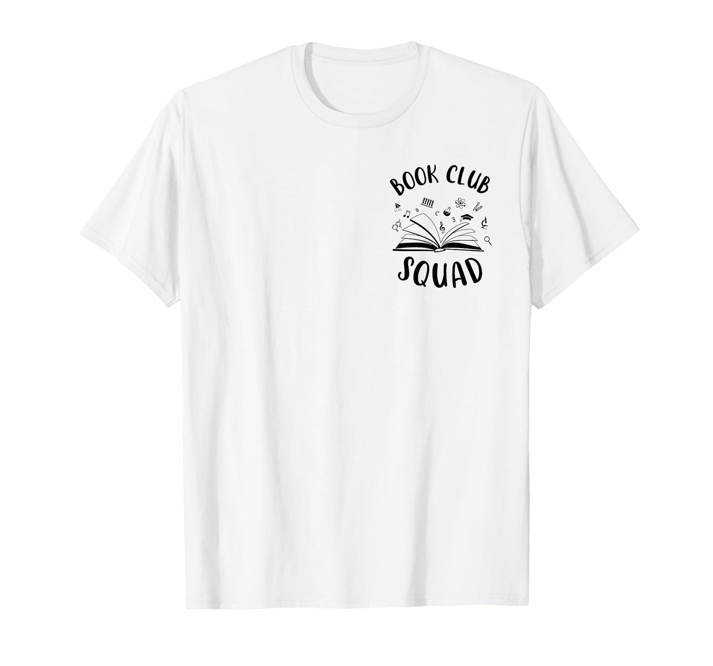 Books Club Squad Reading Book Lover Book Minimalist Team Tee T-Shirt