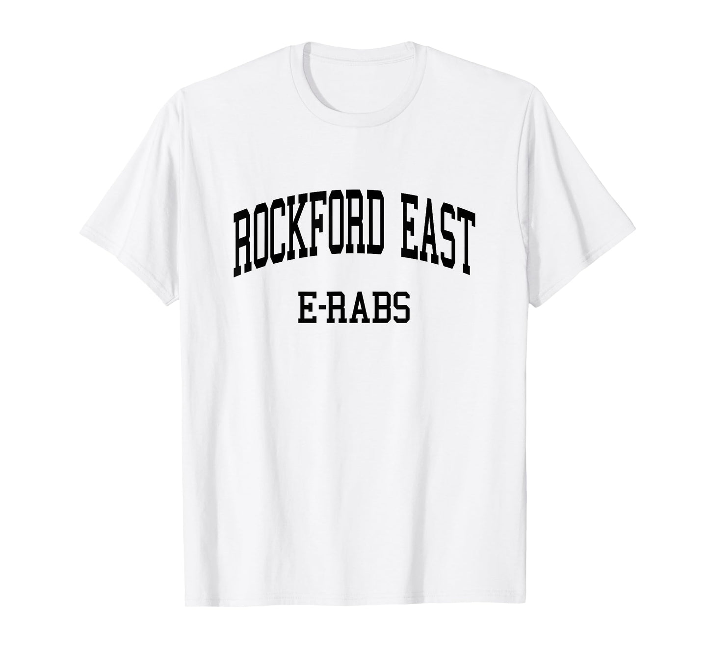 Rockford East High School HS Rockford IL Retro Sports T-Shirt