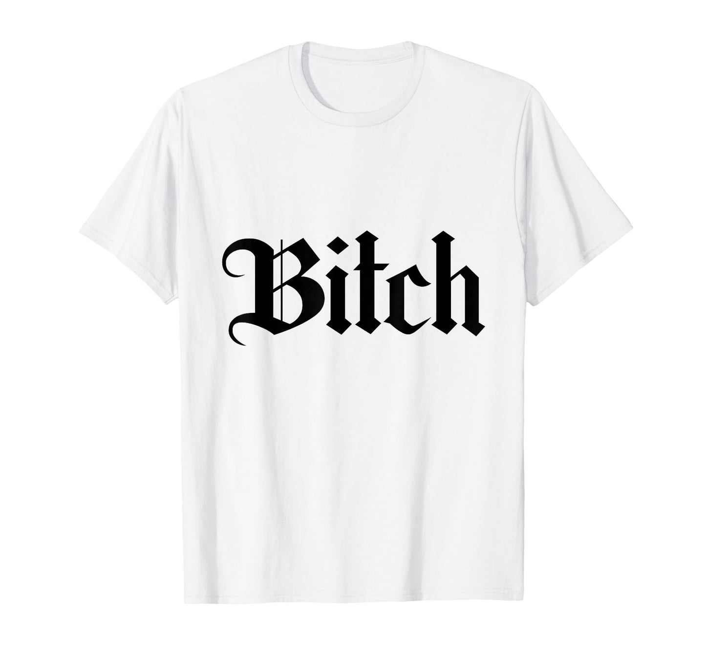 Offensive Vulgar Aesthetic BITCH Edgy Pink E-girl E-boy T-Shirt