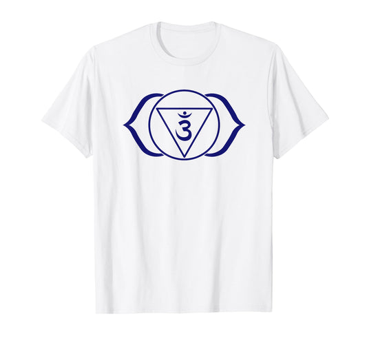 Third Eye Chakra Symbol Indigo Anja Yogi Yoga T-Shirt