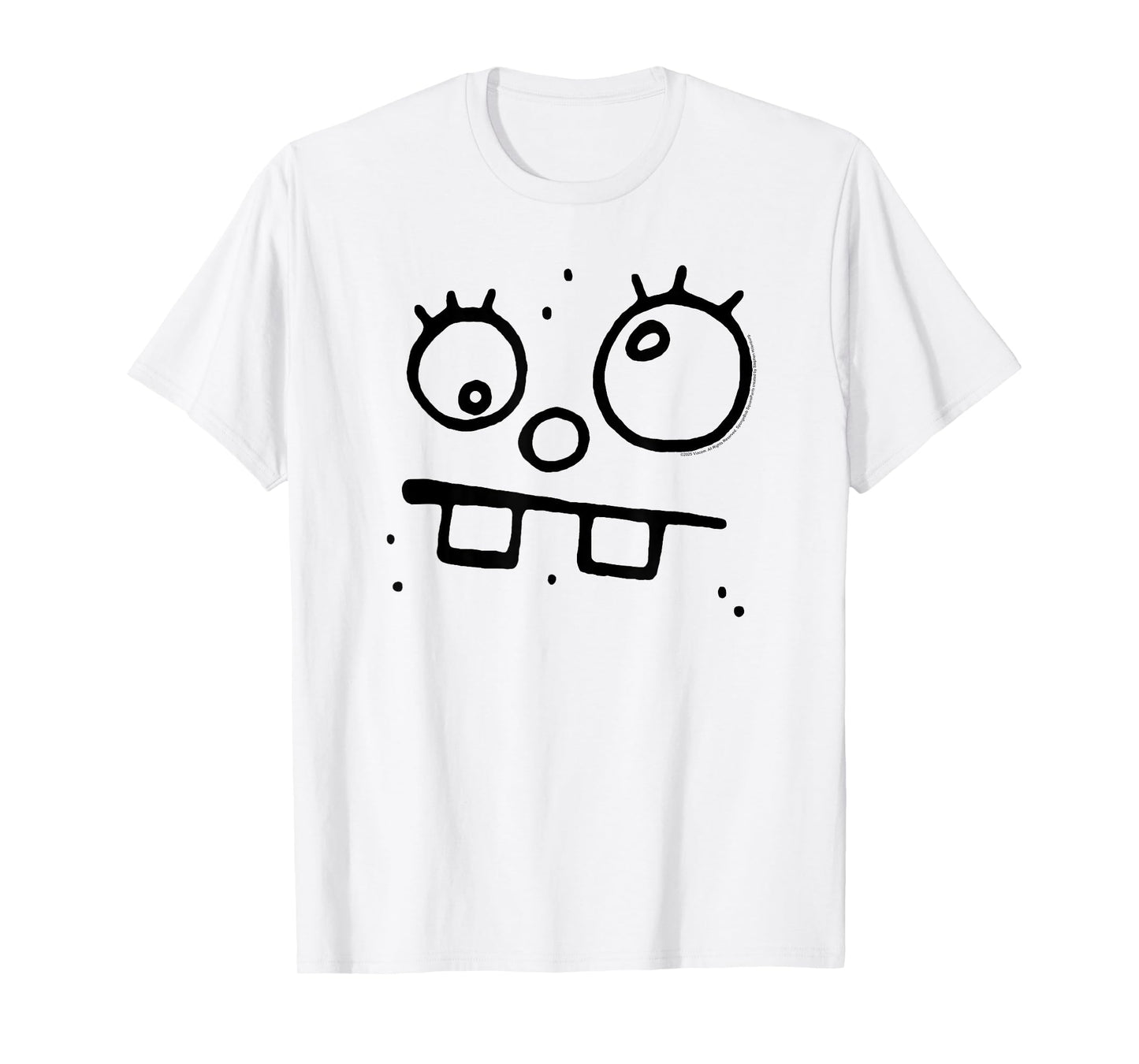 SpongeBob SquarePants DoodleBob Face Cartoon Costume T-Shirt