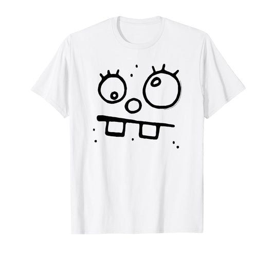 SpongeBob SquarePants DoodleBob Face Cartoon Costume T-Shirt