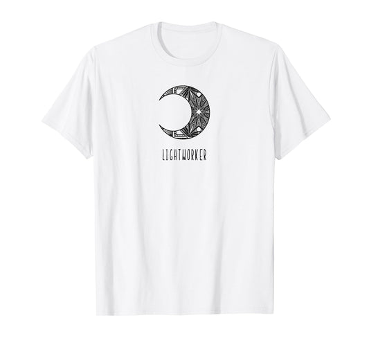 Lightworker energy healer new age mandala moon spiritual T-Shirt