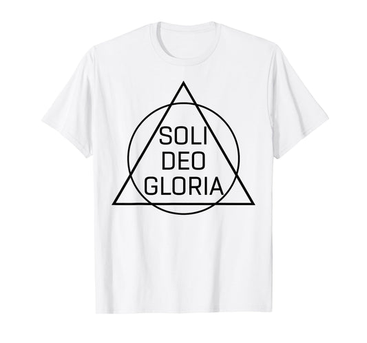 Soli Deo Gloria - Five Solas - Reformed Theology Gift T-Shirt