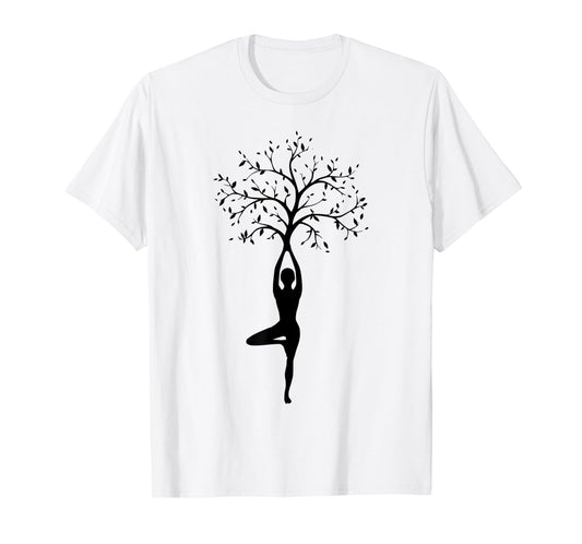 Yoga Tree Pose Essence T-Shirt