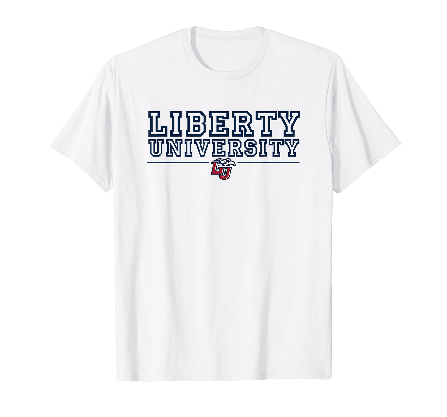 Liberty University Flames Block Line T-Shirt