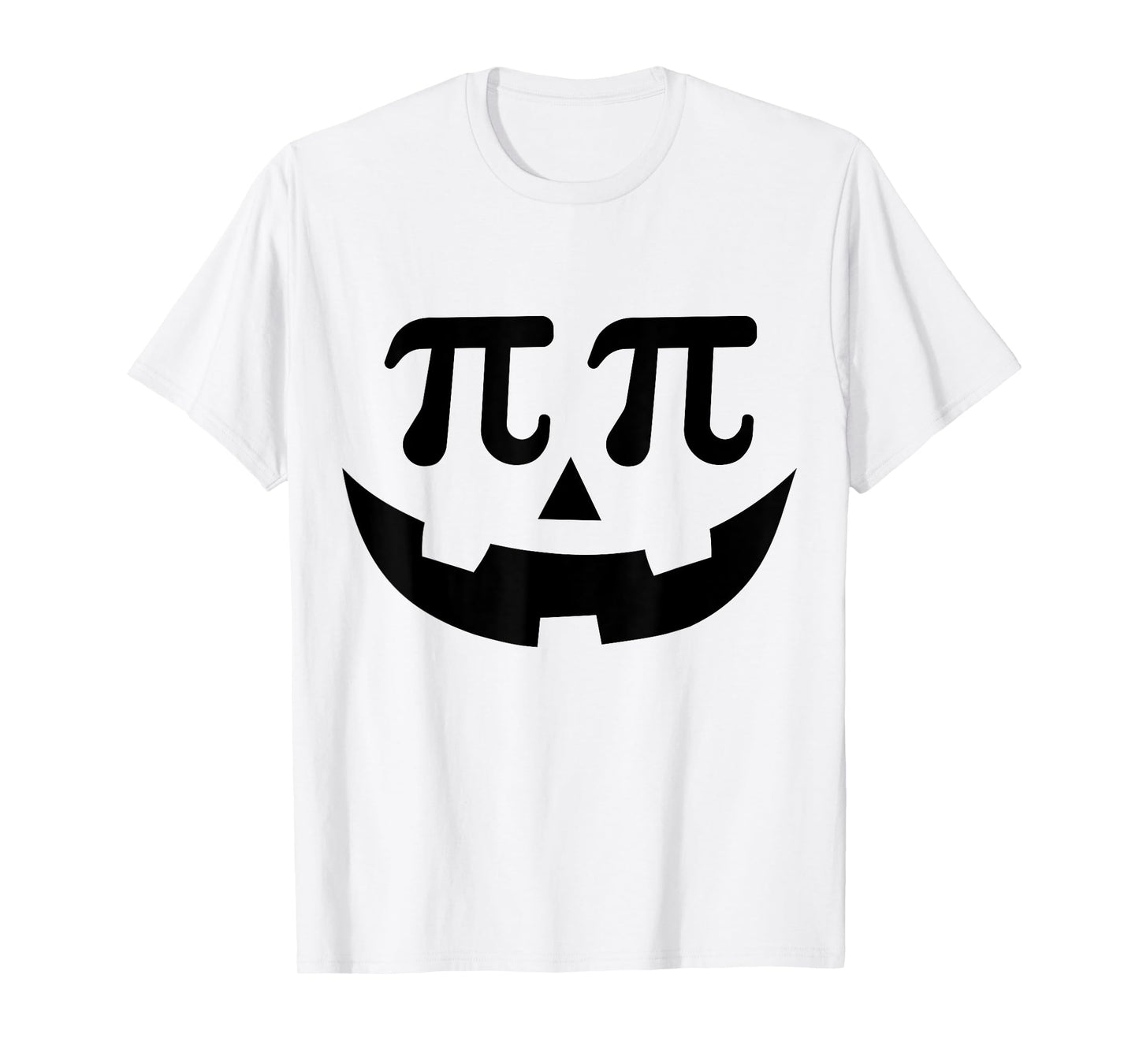 Funny pumpkin pie pi face for math halloween costume T-Shirt