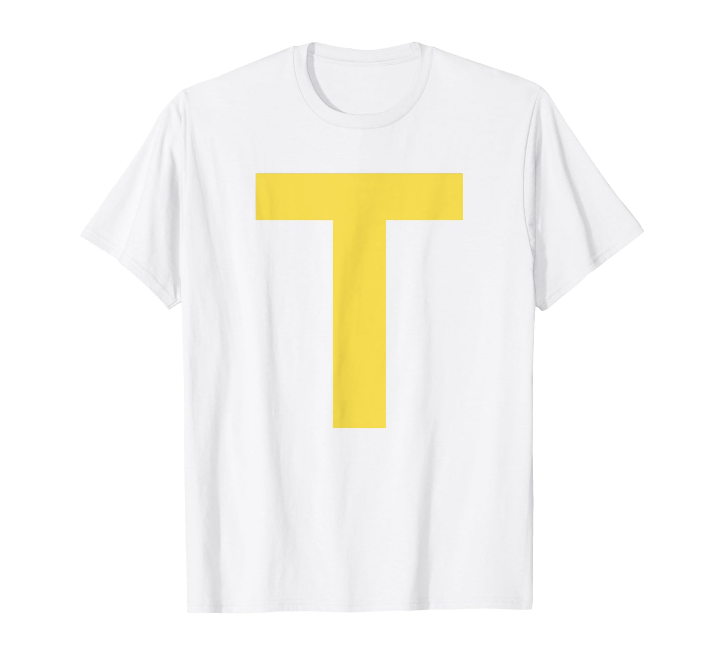 Letter T Funny Chipmunk Group Matching Halloween Costume T-Shirt