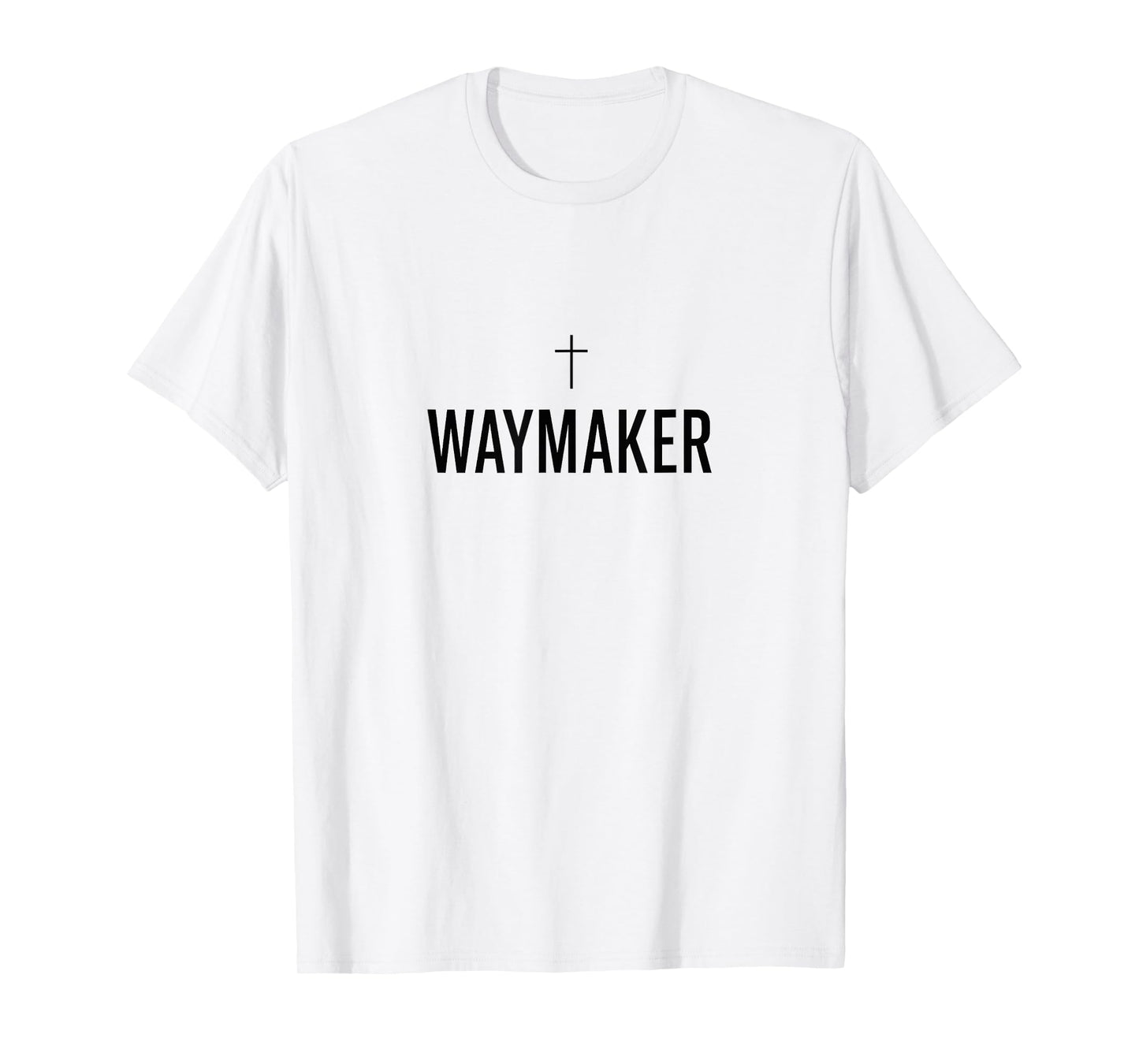 Waymaker Minimal Cross Light Design T-Shirt