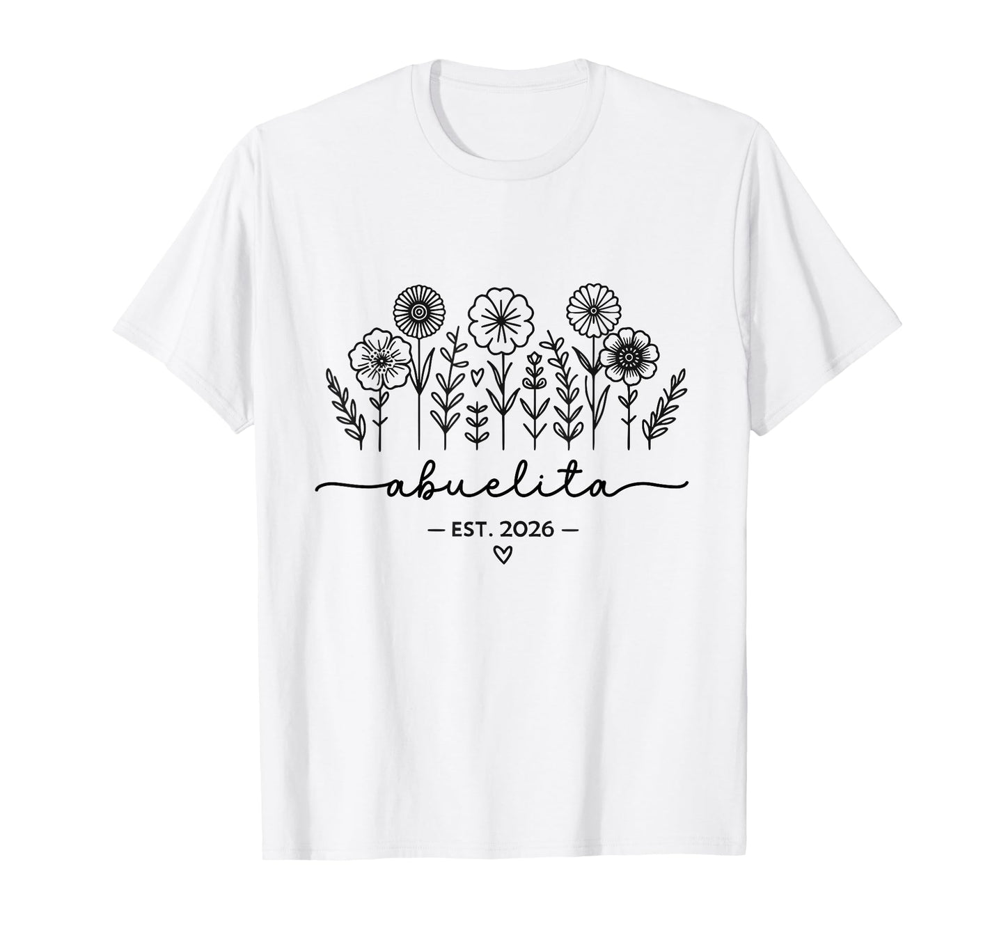 Abuelita 2026 Spanish Pregnancy announcement Abuela 2026 T-Shirt