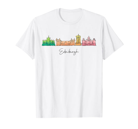 Travel Europe Scotland Edinburgh United Kingdom Vacation Tee T-Shirt