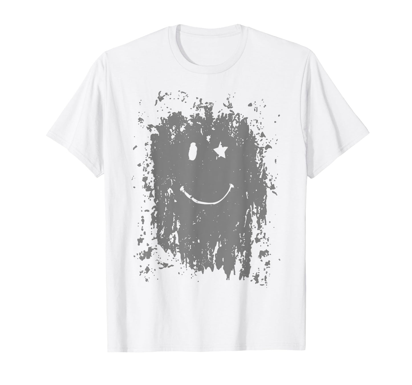 Funny Mud Splatter Face Cool Marathon and Mud Run T-Shirt