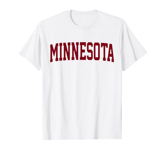 Retro Minnesota Vintage Minnesota Gold Maroon Throwback Tee T-Shirt