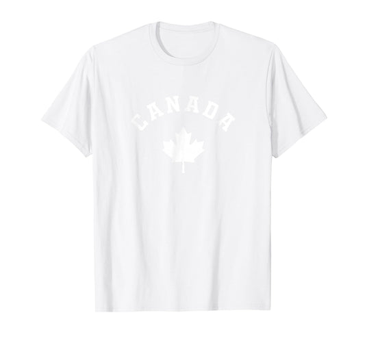 Canada Flag Canadian Vacation Fishing Hiking Skiing Camping T-Shirt