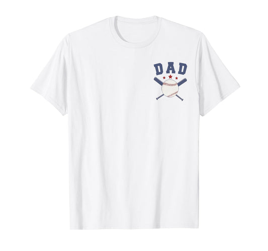 Dad of Rookie 1st Birthday Baseball Boy Family Matching T-Shirt
