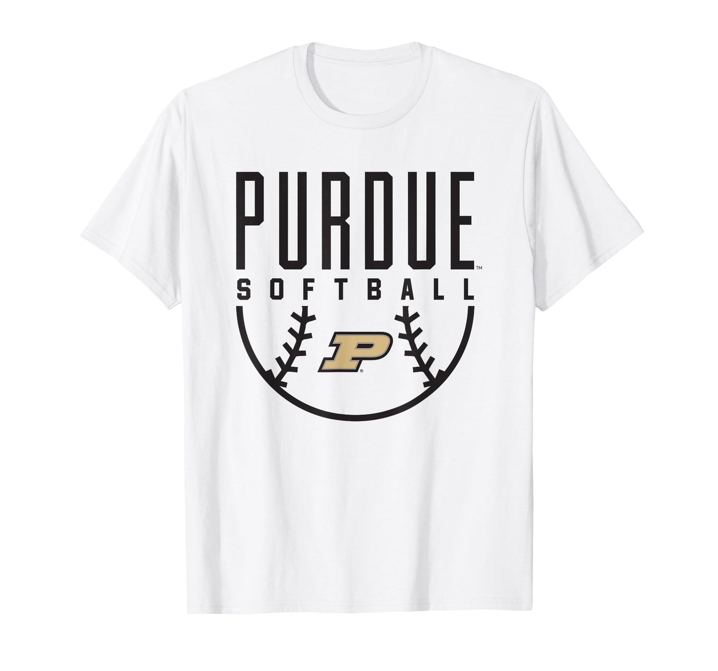 Purdue University Boilermakers Softball Arch T-Shirt