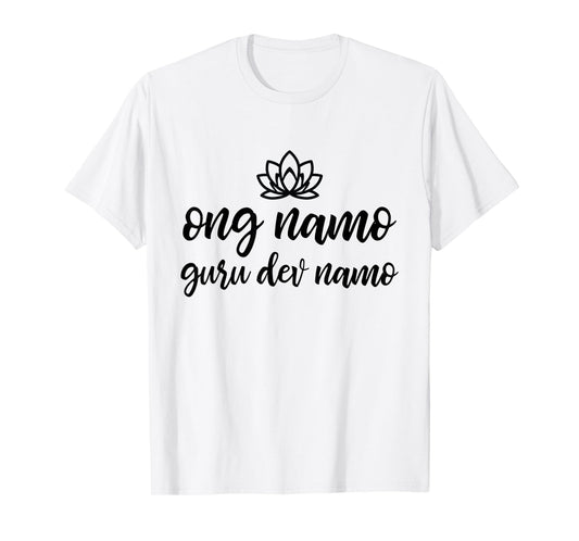Kundalini Yoga Shirt Ong Namo Guru Dev Namo T-Shirt T-Shirt
