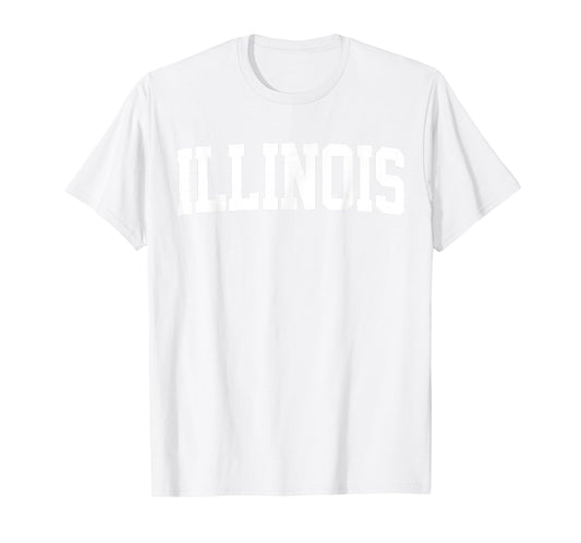 Retro Illinois Tee Vintage Illinois Orange Throwback IL T-Shirt