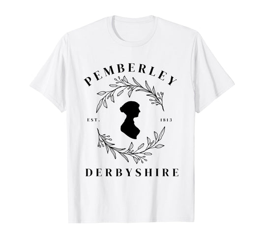 Pemberley Derbyshire 1813 Pride and Prejudice Jane Austen T-Shirt
