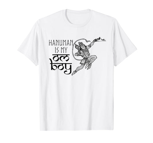 Funny Hanuman Is My Om Boy Hindu God T-Shirt T-Shirt
