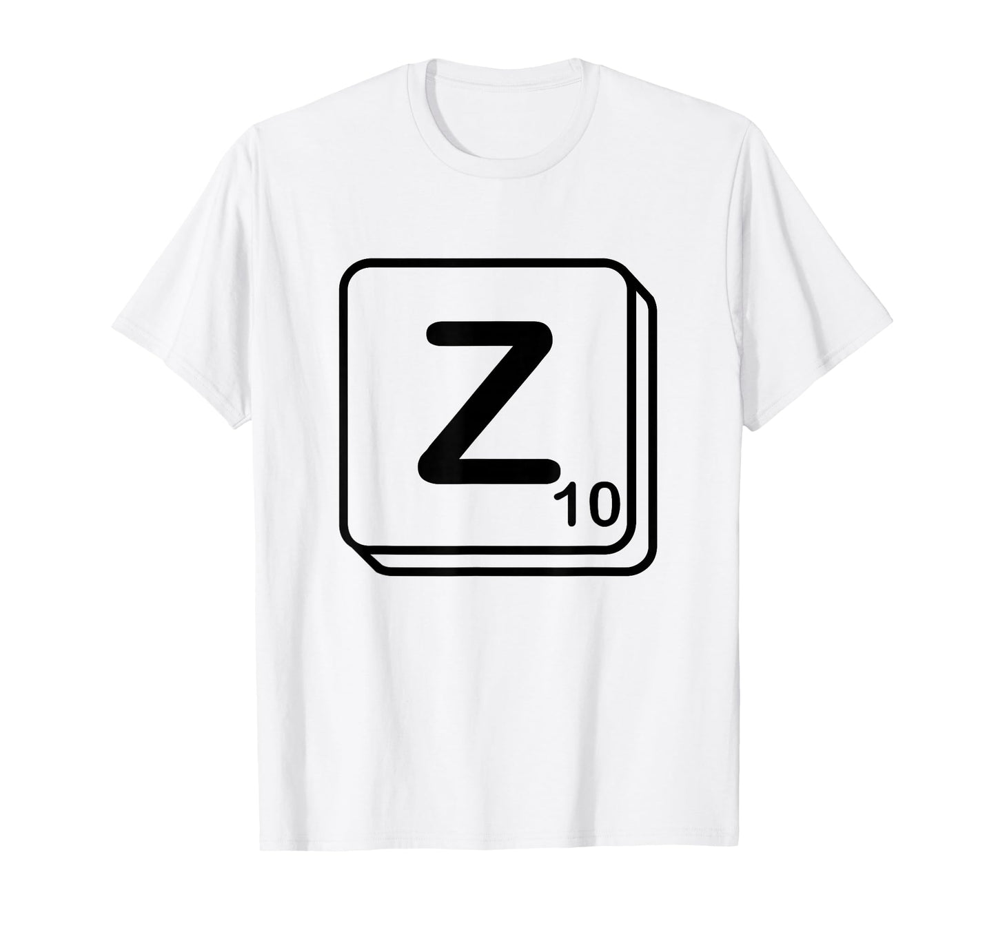 Letter Z Word Game Tile T-Shirt