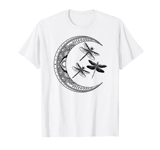 Mandala Dragonfly Gothic Dragonflies T-Shirt