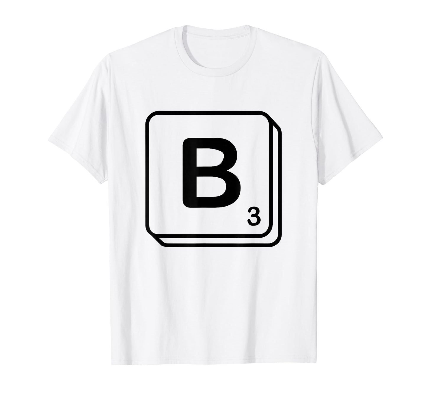 Letter B Word Game Tile T-Shirt